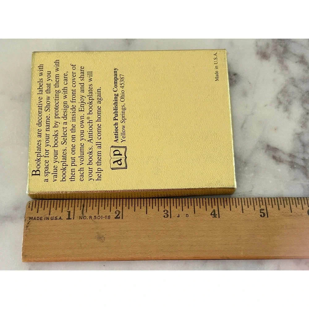 Antioch Bookplates Christopher Manson The Tree in the Wood 1993 Vintage Labels